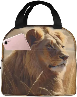 Prairie Lion Lunch Bag Insulated Reusable Lunch Box For Women Men Portable Leakproof Lunch Tote Bag Cooler Food Lunch Containers For Work Travel Outdoor