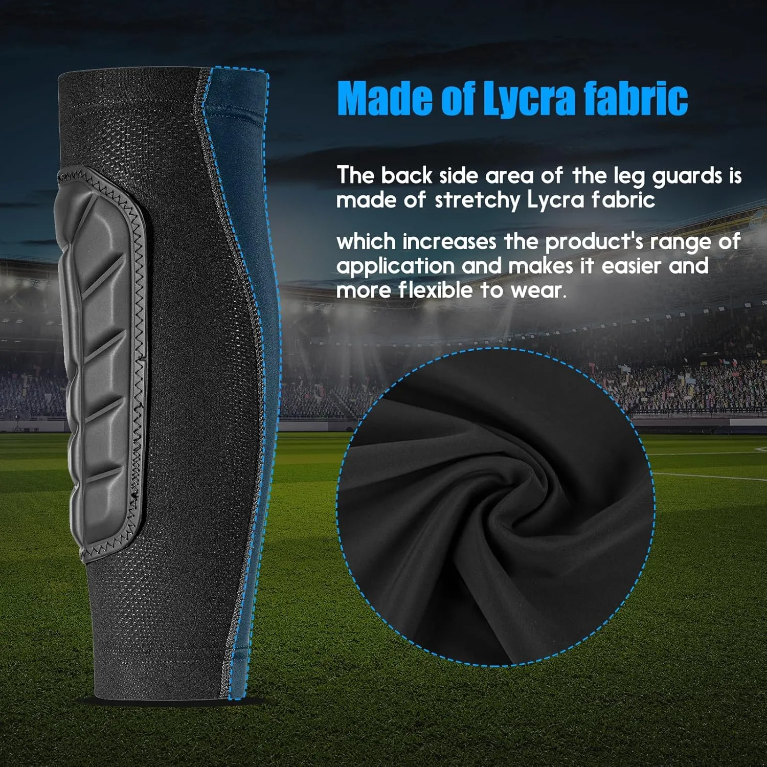 Professional Grade Protective Sleeve Soccer shin Guards, Aegicormy Breathable and Comfortable shin Guards, and are Protective Gear for Kids, Teens and Adults