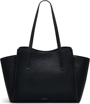 RADLEY London Blake Gardens Women's Leather Large Ziptop Tote Bag, Black
