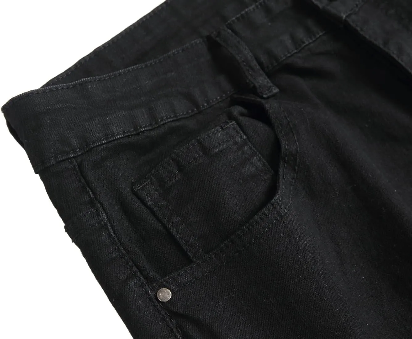 RANMCC Men's Baggy Jeans Loose Straight Fit Y2K Stretch Hip Hop Denim Casual Pants Jeans (Size 30-46)