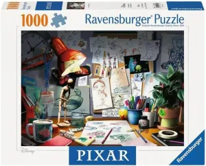 Ravensburger Disney The Artist's Desk 1000 Piece Jigsaw Puzzle for Adults - 12000302 - Handcrafted Tooling, Made in Germany, Every Piece Fits Together Perfectly