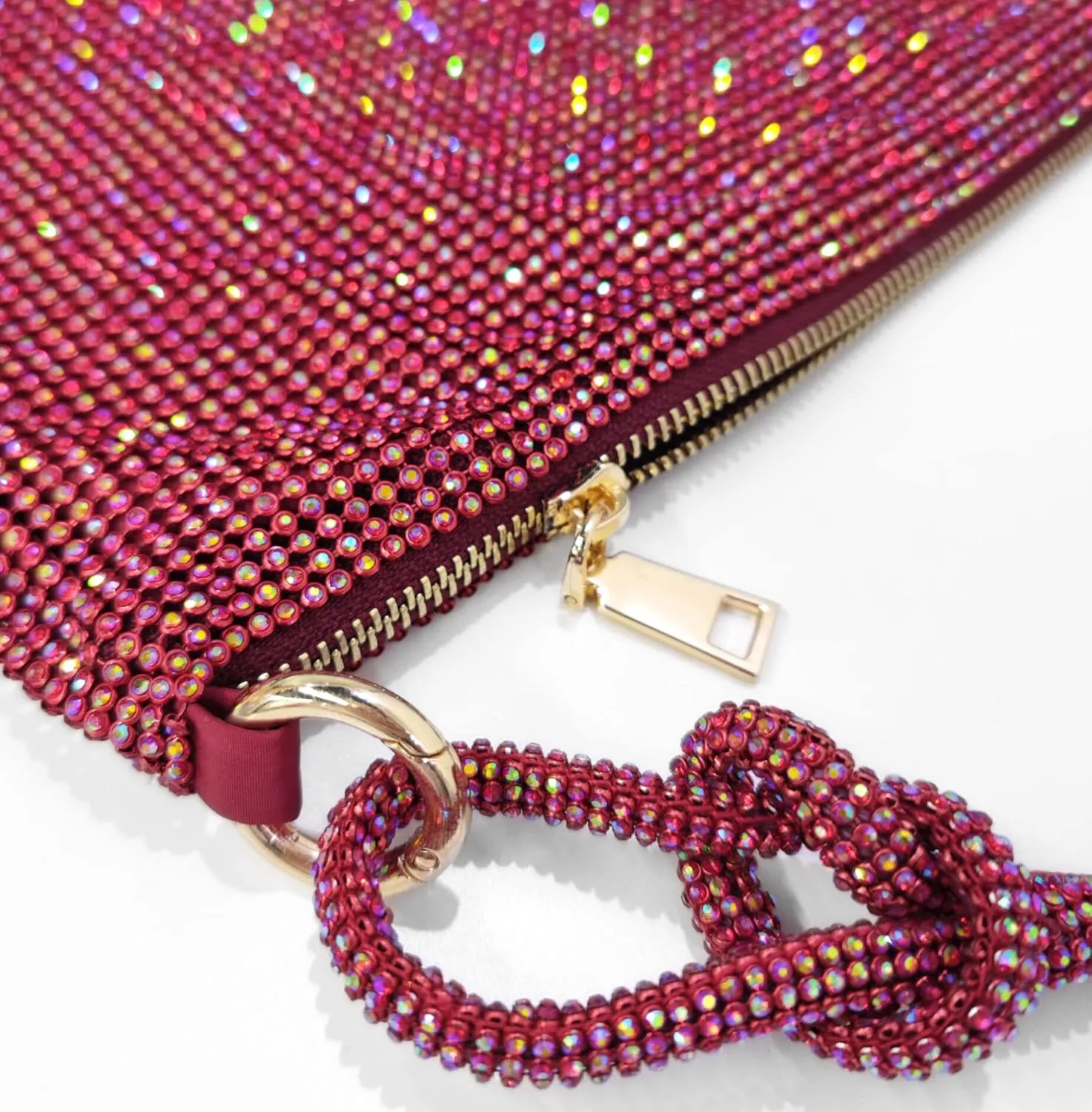 Rhinestone Hobo Bag for Women Rhinestone Purses Sparkly Evening Handbag Shiny Diamond Purse for Wedding Parties 2024