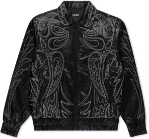 RIPNDIP Howdy Leather Puffer Jacket – Stylish Comfort with Lord Nerm Appeal