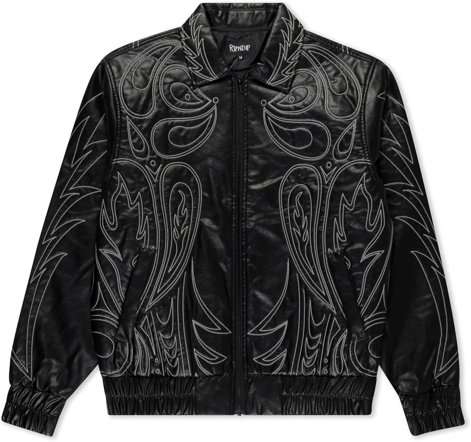 RIPNDIP Howdy Leather Puffer Jacket – Stylish Comfort with Lord Nerm Appeal