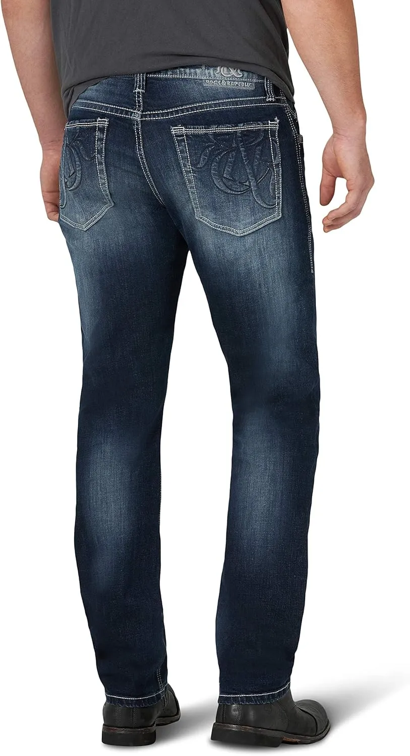 Rock & Republic Men's Slim Straight Jean
