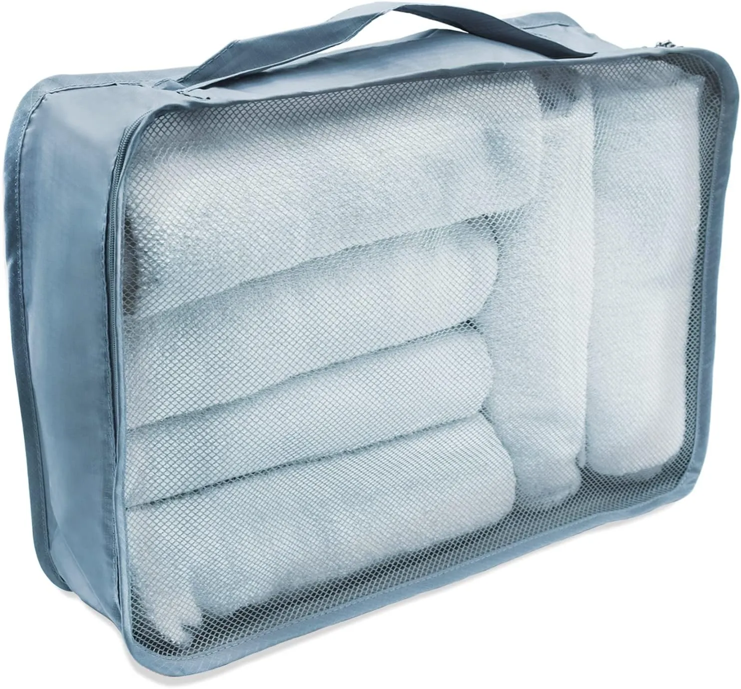 Rolling Nomad Multi-Purpose Packing Cubes, Travel Accesories, Essentials, Organizers, Lightweight, Breathable, Expandable Mesh, Sheet Compression Bags