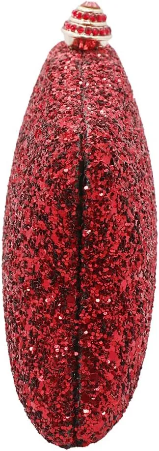 RomanticDesign Women Glitter Evening Bag Sequin Wedding Handbag Cocktail Prom Party Shiny Clutch Purse