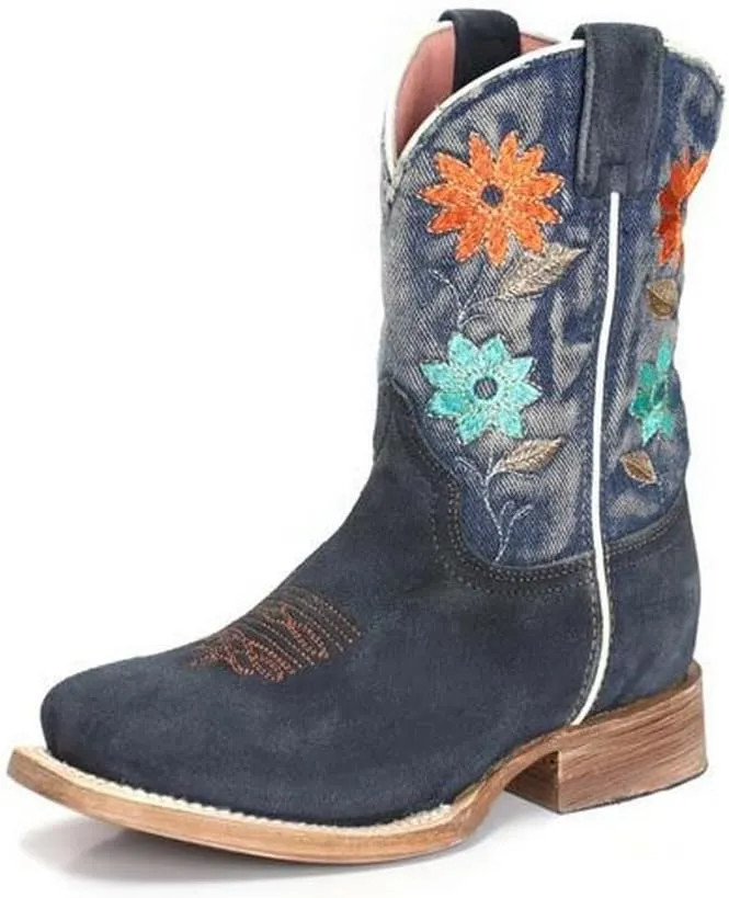 ROPER Women's Flower Power (Toddler/Little Kid) Western Boot