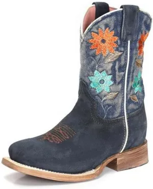 ROPER Women's Flower Power (Toddler/Little Kid) Western Boot
