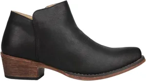 ROPER Womens Sofia Snip Toe Zippered Casual Boots Ankle Low Heel 1-2" - Black - Size 11 B