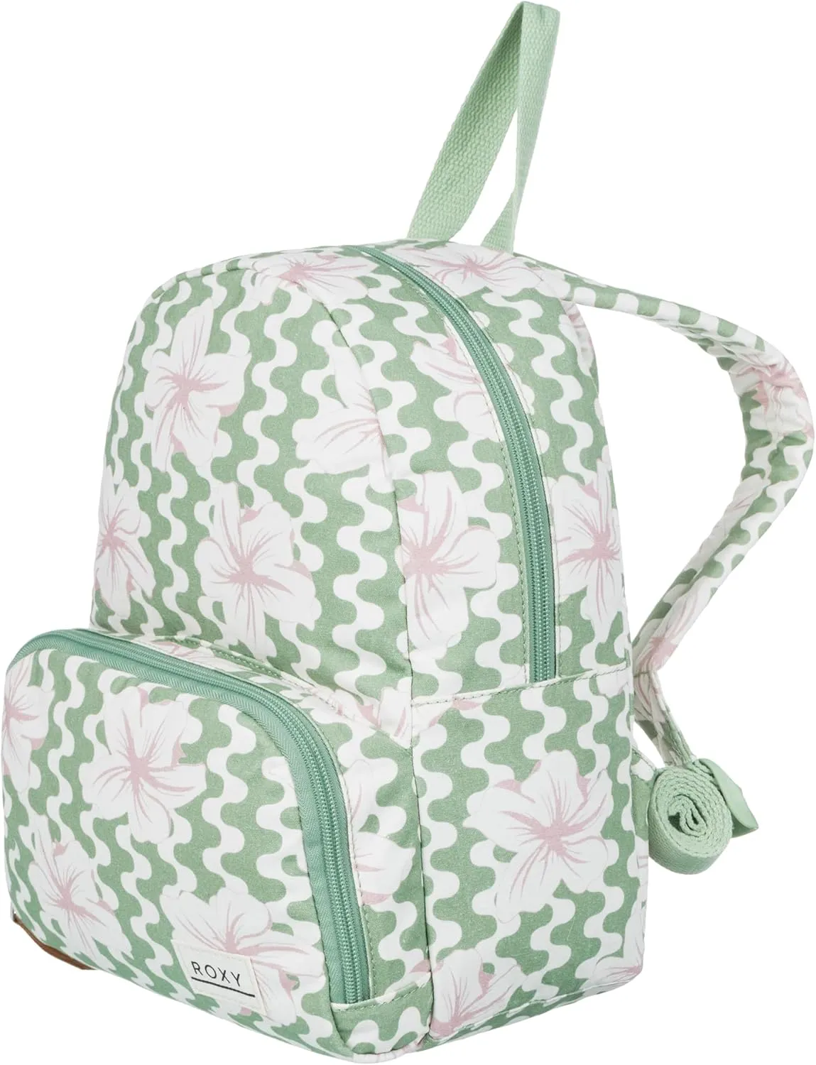 Roxy Women Always Core Mini Backpack, Basil Party Waves, One Size