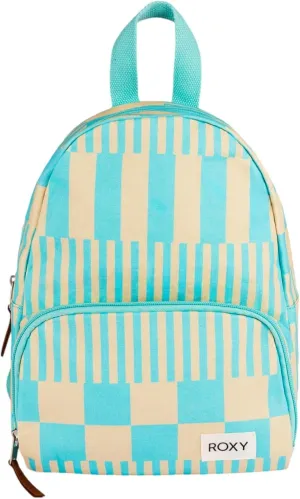 Roxy Women Always Core Mini Backpack, Big Brella Check Turquoise, One Size
