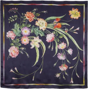 Russian Shawl Natural 100% Silk Scarf Wrap 35x35 inches 89x89 cm Shawls for Women Fashion Scarves 10018-14