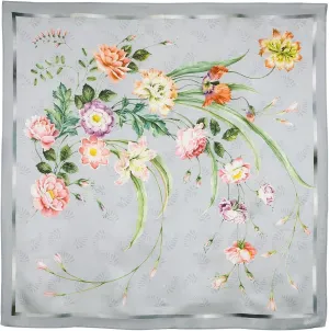 Russian Shawl Natural 100% Silk Scarf Wrap 35x35 inches 89x89 cm Shawls for Women Fashion Scarves 10018-2