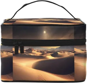 Sahara Desert Stylish And Practical An Indispensable Travel Cosmetic Bag With Extra Large Capacity Compartments And Zipper Closure Water Proof