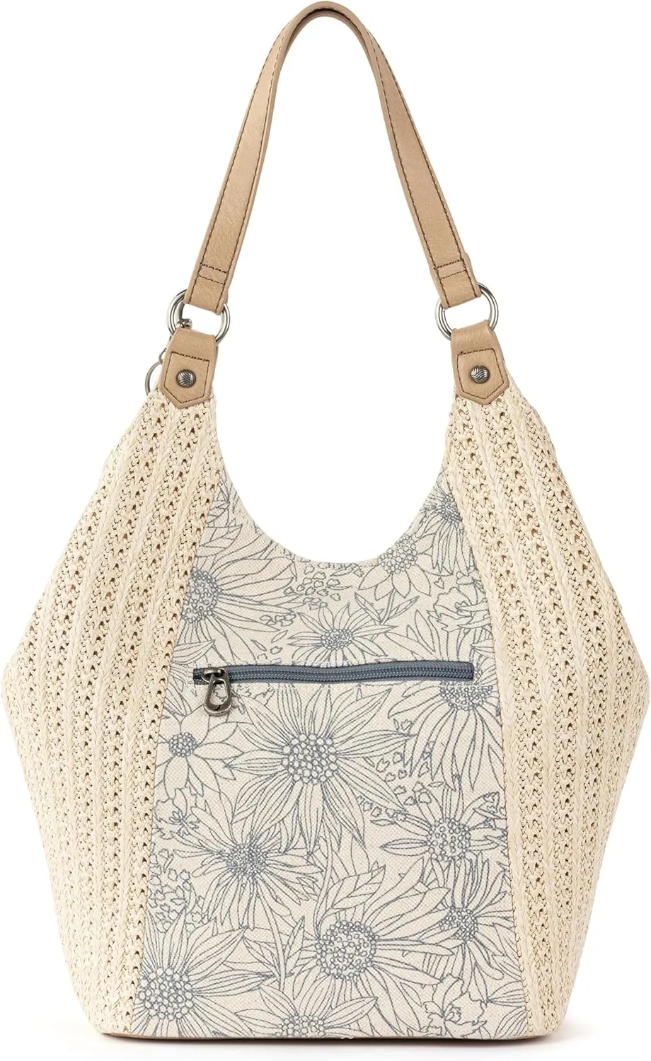 Sakroots The Sak Roma Shopper Shoulder Bag Large Purse & Tote Bag with Double Straps & Zipper Pockets for Everyday & Travel