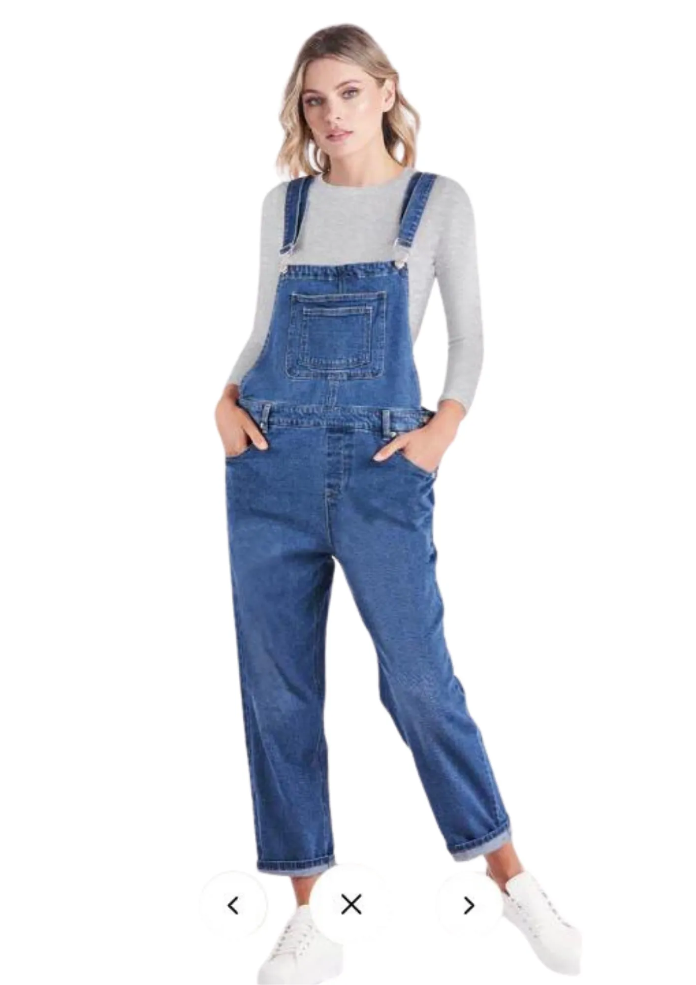 SASS SIMONE DUNGAREE - WORN WASH