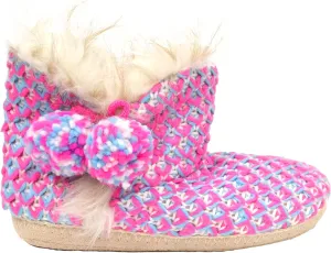 Save On Products Designer Jenn Womens Bootie Slippers X-Large 11-12 Pink In-doors