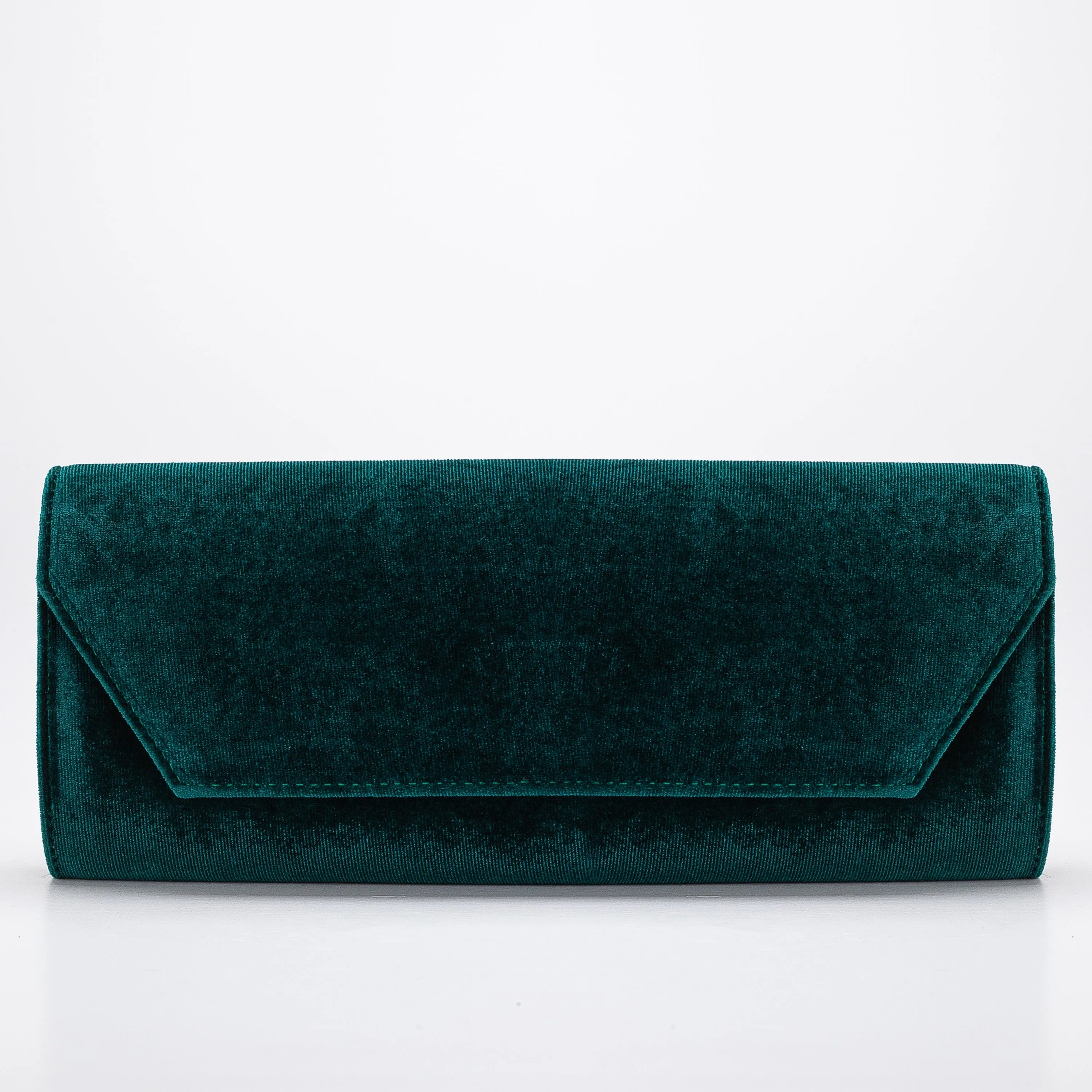 Scarlett - Green Velvet Clutch