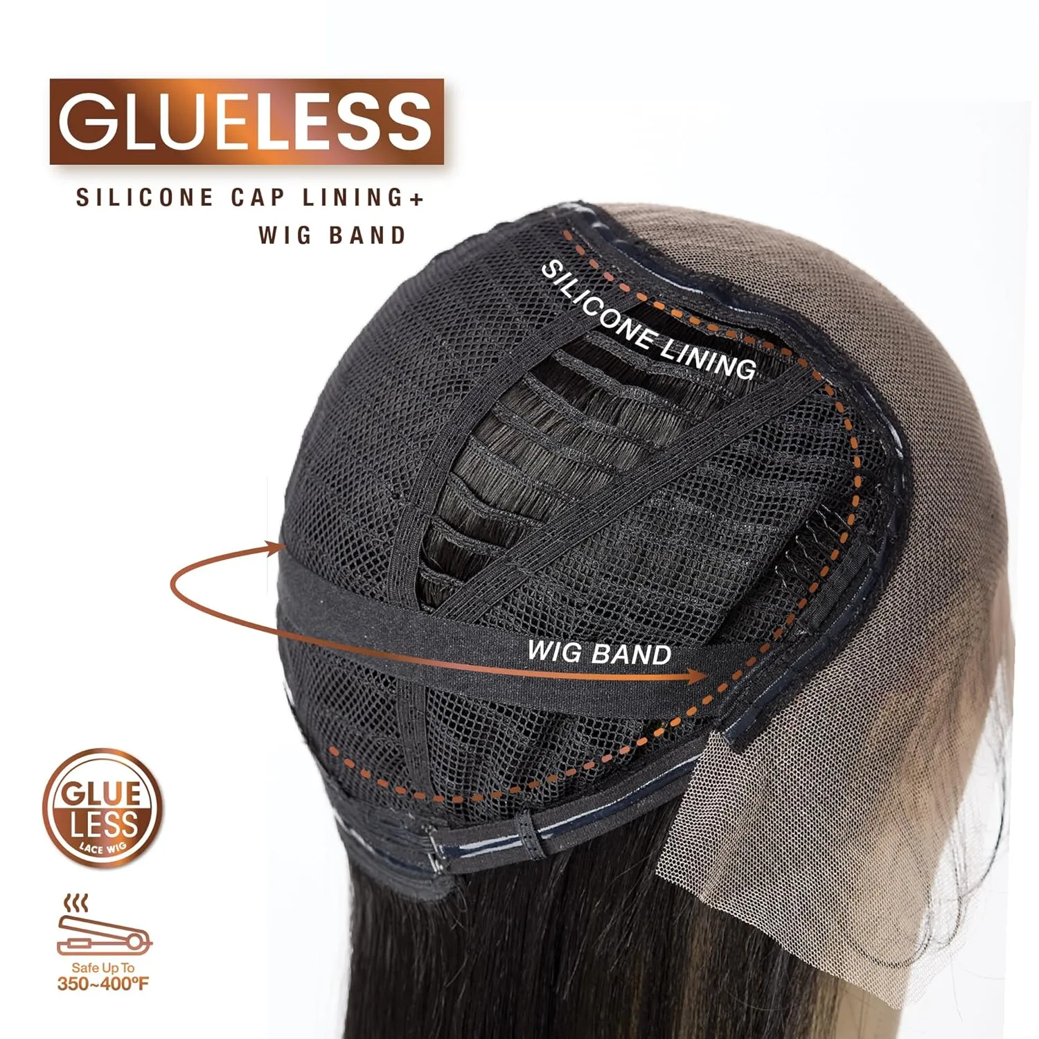 Sensationnel Bare Lace 13X6 Wigs - Unit 18 Lacefrontal Glueless Synthetic 180 Degree Preplucked Hairline (1 JETBLACK)