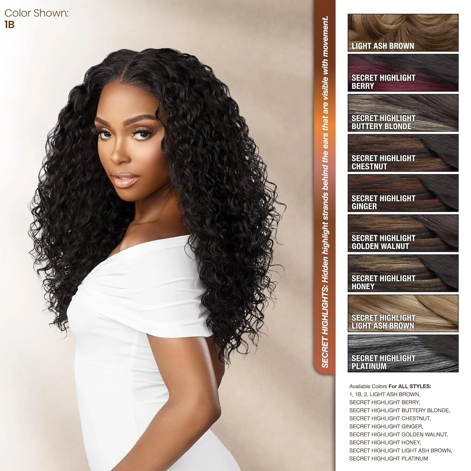 Sensationnel Bare Lace 13X6 Wigs - Unit 2 Lacefrontal Glueless Synthetic 180 Degree Preplucked Hairline (2 DARKBROWN)
