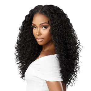 Sensationnel Bare Lace 13X6 Wigs - Unit 2 Lacefrontal Glueless Synthetic 180 Degree Preplucked Hairline (LIGHTASHBROWN)