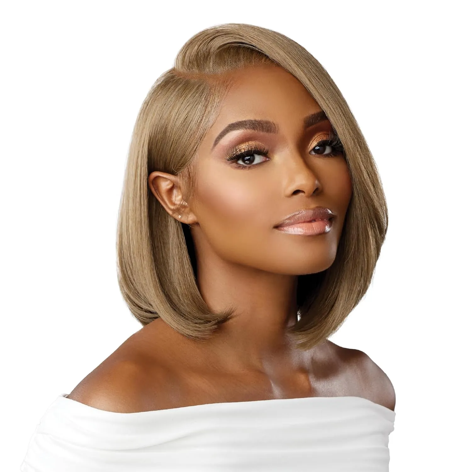 Sensationnel Bare Lace 13X6 Wigs - Unit 3 Lacefrontal Glueless Synthetic 180 Degree Preplucked Hairline (SH/PLATINUM)