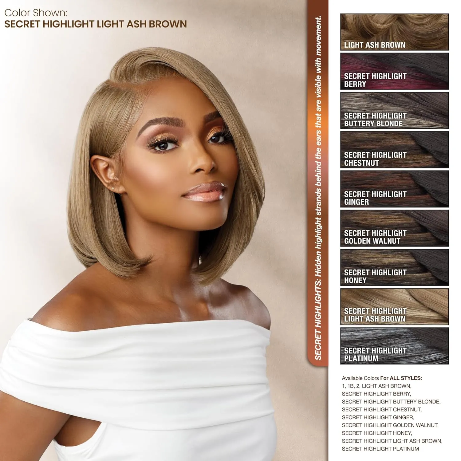 Sensationnel Bare Lace 13X6 Wigs - Unit 3 Lacefrontal Glueless Synthetic 180 Degree Preplucked Hairline (SH/PLATINUM)