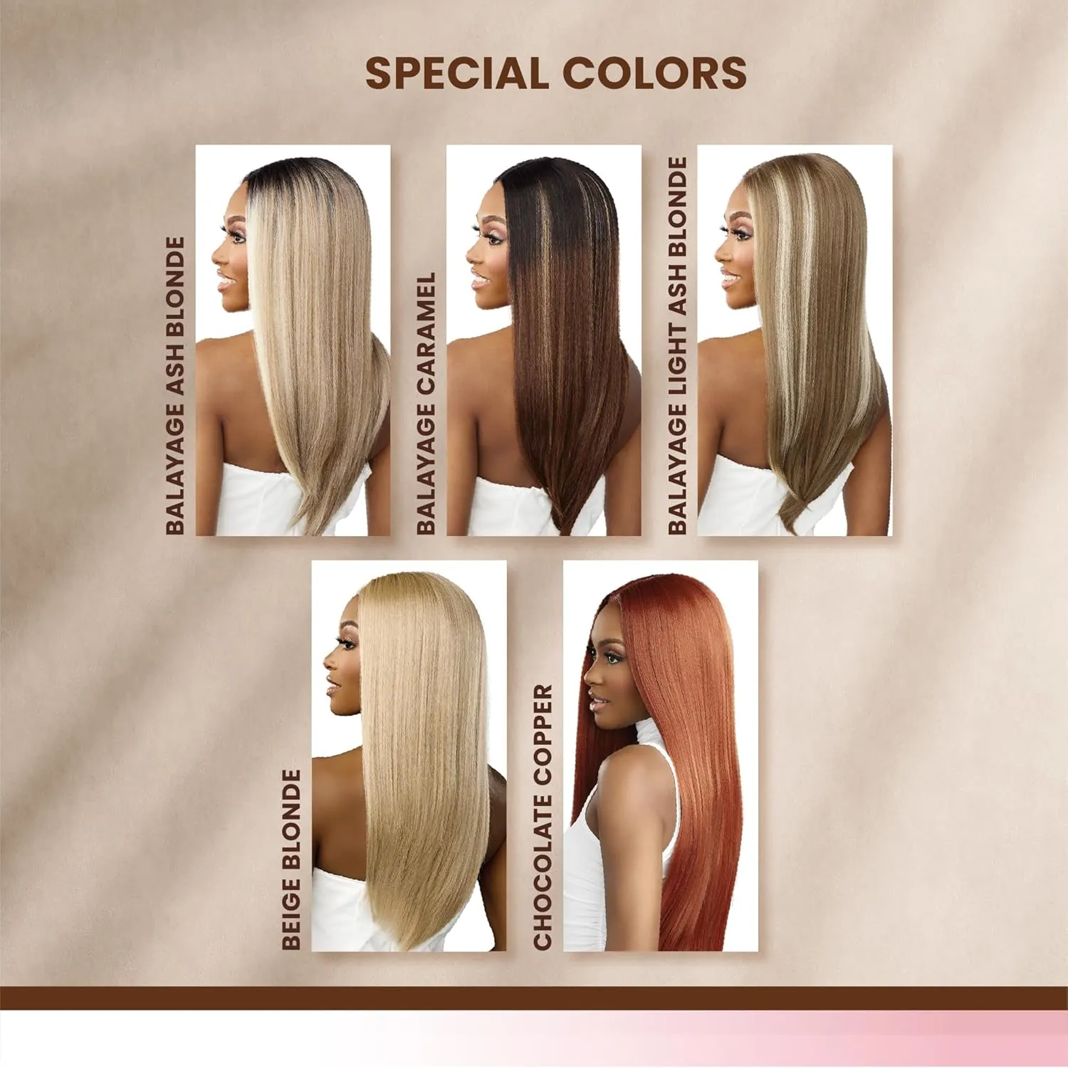 Sensationnel Bare Lace 6X5 Lacewig - Unit 1 Lacefrontal Glueless Synthetic 180 Degree Preplucked Hairline (BALAYAGELIGHTASHBLONDE)