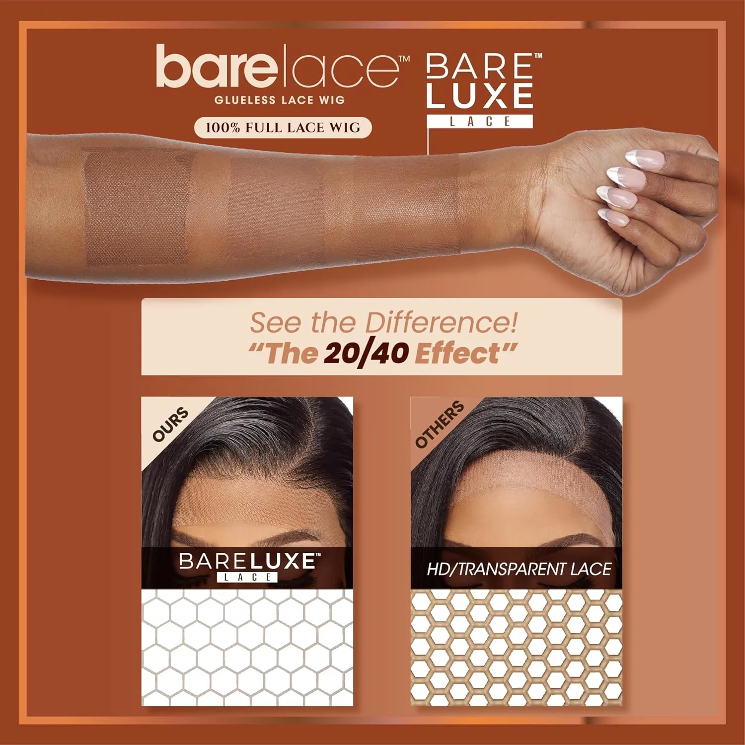 Sensationnel Bare Lace Fulllace Wig - Unit 2 Human Hair Blend All Lacefrontal Glueless Synthetic 180 Degree Preplucked Hairline (BALAYAGELIGHTASHBLONDE)