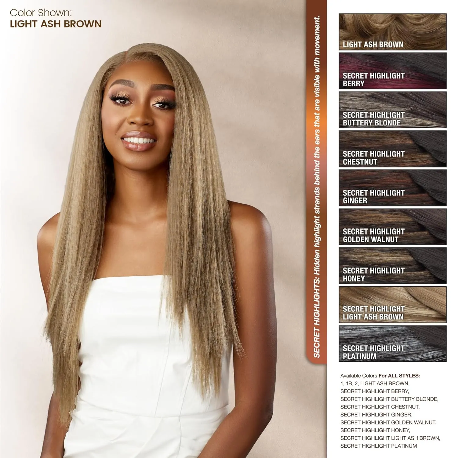Sensationnel Bare Lace Ypart Lacewigs - Analia Lacefront Glueless Synthetic 180 Degree Preplucked Hairline (1B OFFBLACK)