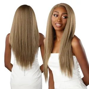 Sensationnel Bare Lace Ypart Lacewigs - Analia Lacefront Glueless Synthetic 180 Degree Preplucked Hairline (2 DARKBROWN)