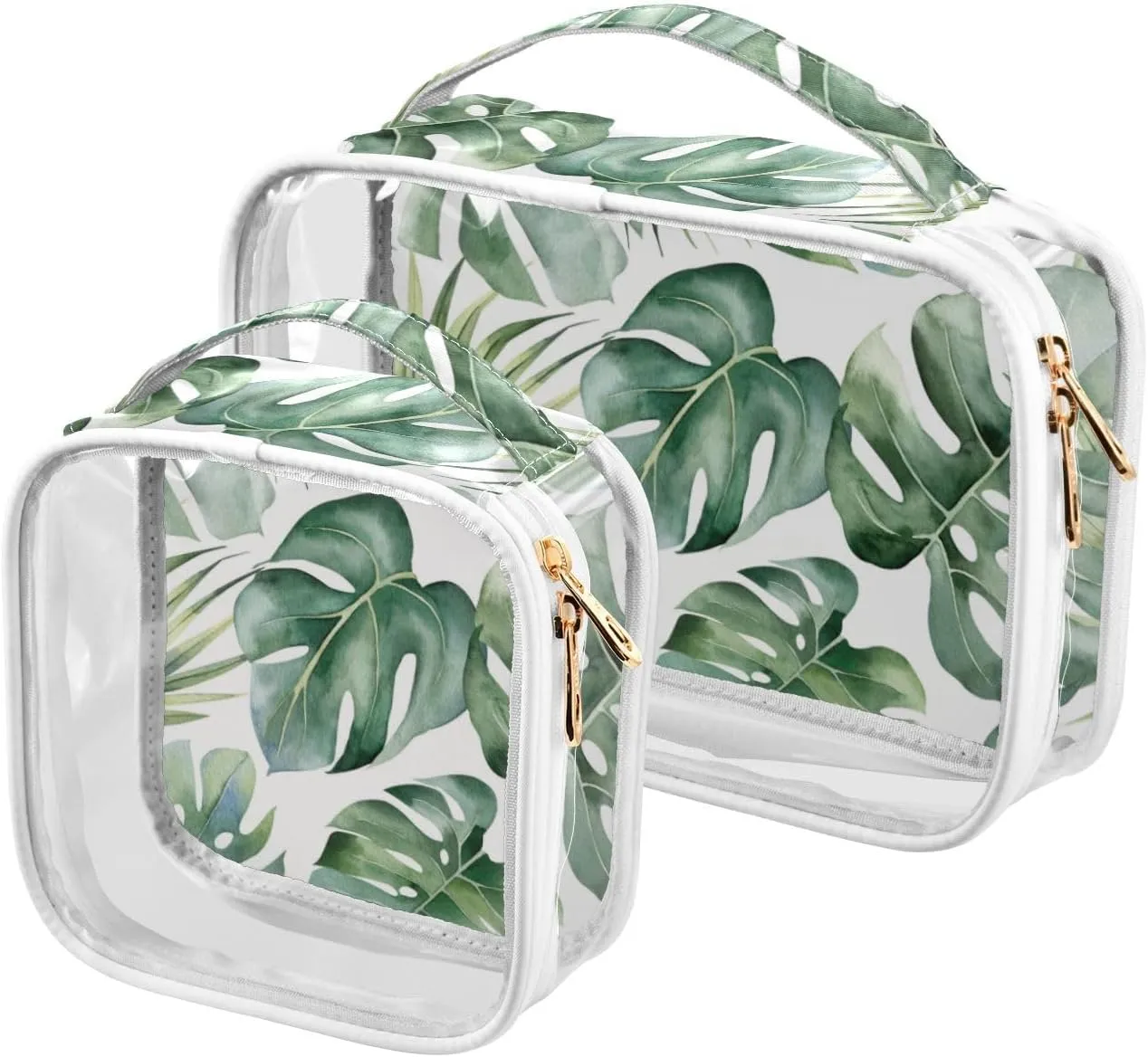 senya Toiletry Bags Sun Moon Stars Witch, Clear Makeup Organizing Bag for Women Men, Waterproof Makeup Bag Travel Cosmetic Bags for Bathroom, Business, Vacation - 2 Pack