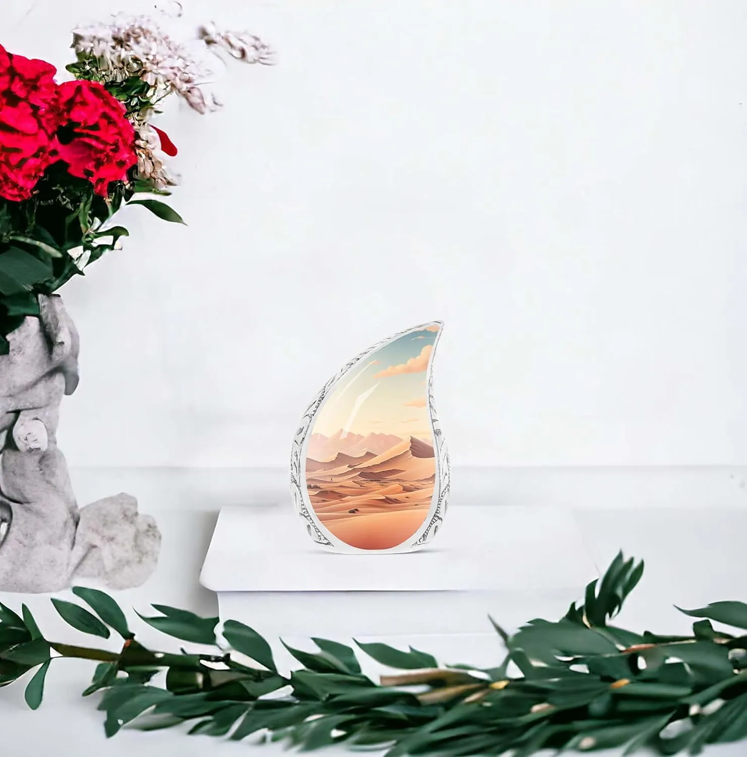 Serenity of The Desert Dunes Keepsake Urns for Ashes Small - Urn for Ashes Keepsake - Cremation Keepsakes for Ashes - Keepsake Urns for Human Ashes - Urns for Human Ashes (Size -3inch, 1pcs)
