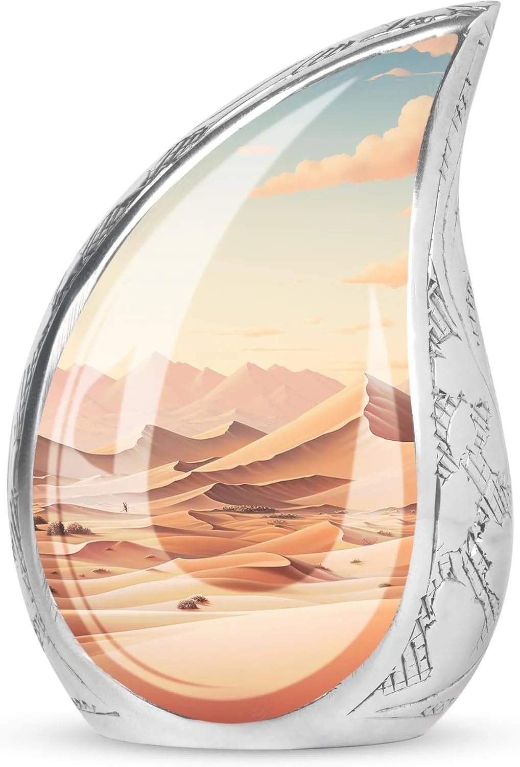 Serenity of The Desert Dunes Keepsake Urns for Ashes Small - Urn for Ashes Keepsake - Cremation Keepsakes for Ashes - Keepsake Urns for Human Ashes - Urns for Human Ashes (Size -3inch, 1pcs)
