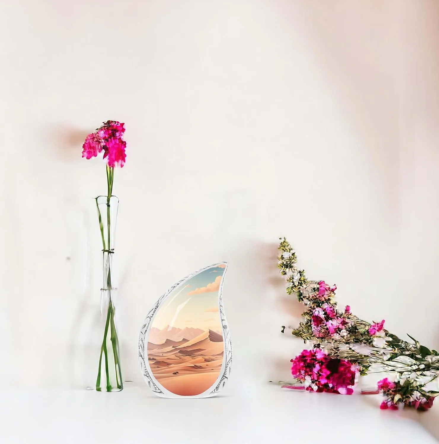 Serenity of The Desert Dunes Keepsake Urns for Ashes Small - Urn for Ashes Keepsake - Cremation Keepsakes for Ashes - Keepsake Urns for Human Ashes - Urns for Human Ashes (Size -3inch, 1pcs)