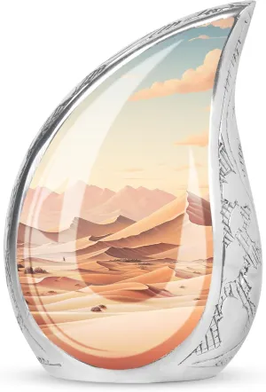 Serenity of The Desert Dunes Keepsake Urns for Ashes Small - Urn for Ashes Keepsake - Cremation Keepsakes for Ashes - Keepsake Urns for Human Ashes - Urns for Human Ashes (Size -3inch, 1pcs)