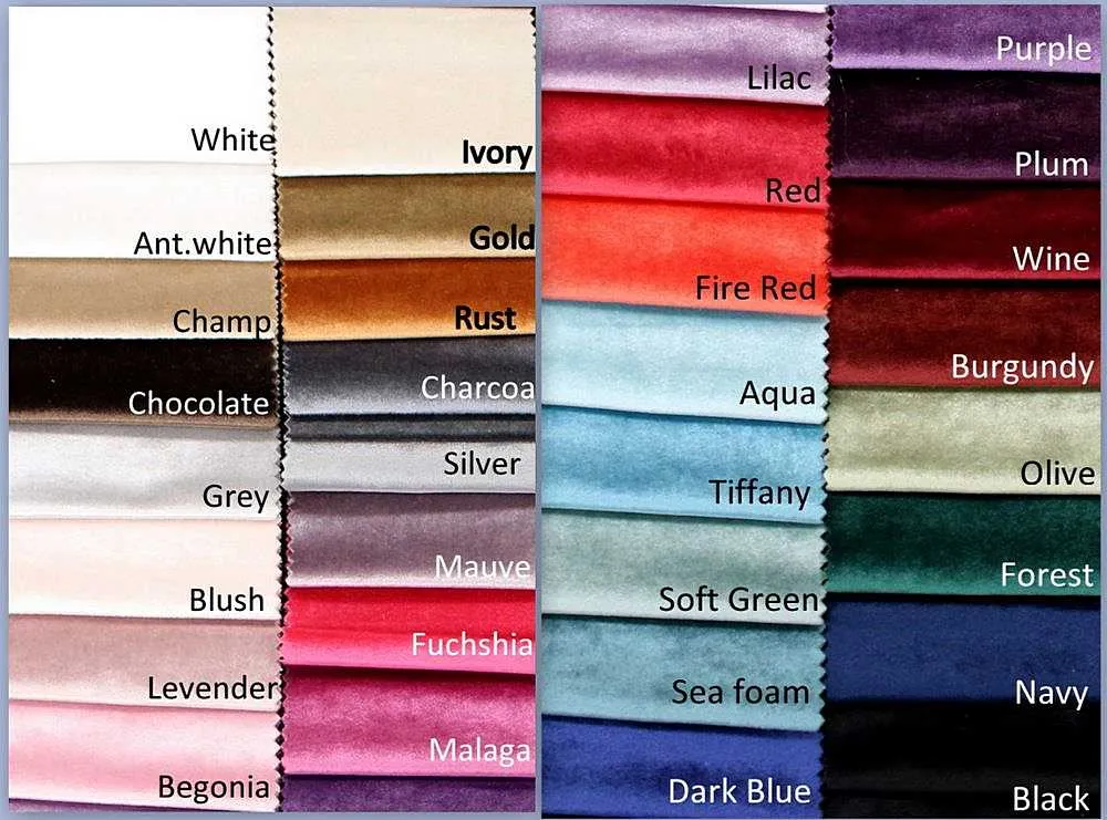 Shiny Velvet Fabric, 72 Inch. in Width, Ideal Material for Home Décor