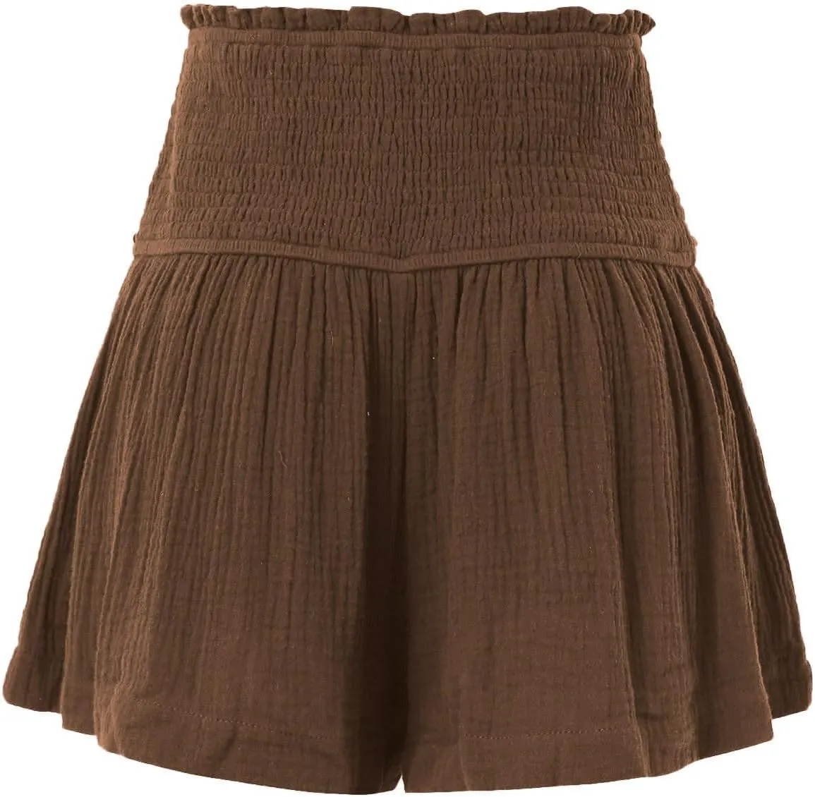 Shorts for Women Trendy High Waisted Summer Casual Stretchy Solid Color Pants Loose Pleated Athletic Shorts