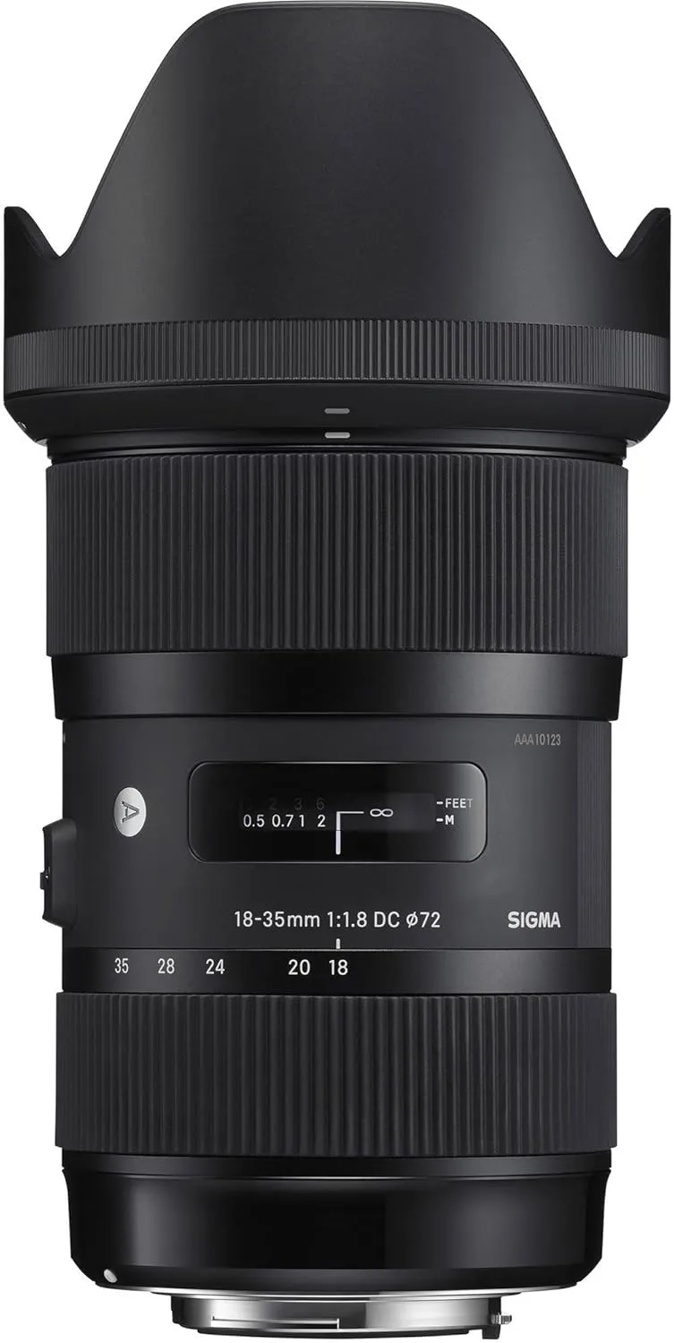 SIGMA 18-35mm F1.8 Art DC HSM Lens for Nikon (210306) (Renewed)