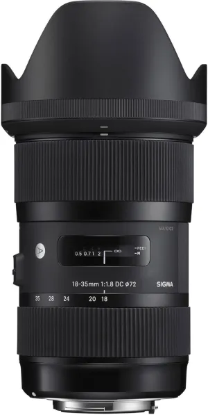 SIGMA 18-35mm F1.8 Art DC HSM Lens for Nikon (210306) (Renewed)