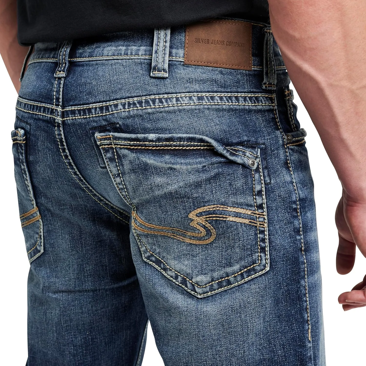 Silver Jeans Co. Men's Zac Relaxed Fit Straight Leg Jeans