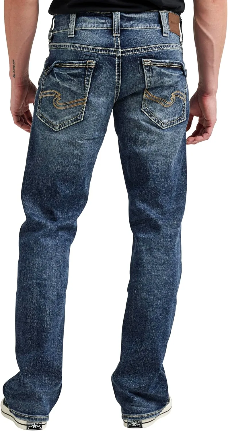 Silver Jeans Co. Men's Zac Relaxed Fit Straight Leg Jeans