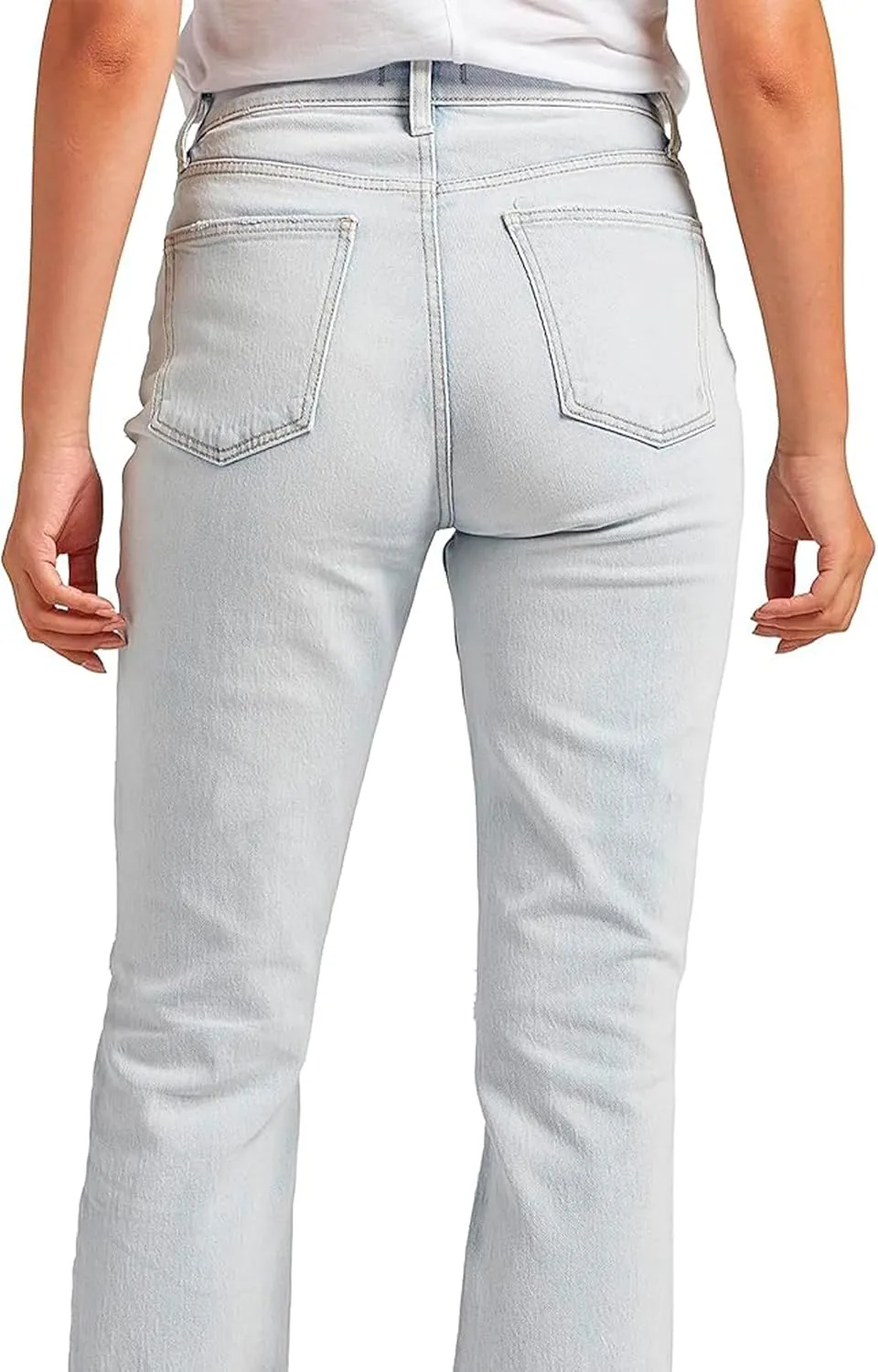 Silver Jeans Co. Women's 90s Boyfriend High Rise Straight Leg Jeans-Legacy