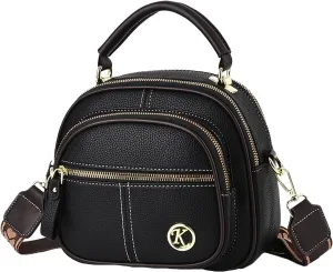Simple Leather Shoulder Bag - Pu Leather Girls Modern Travel Bag, Stylish crossboddy Bag | Large Capacity Multifunctional
