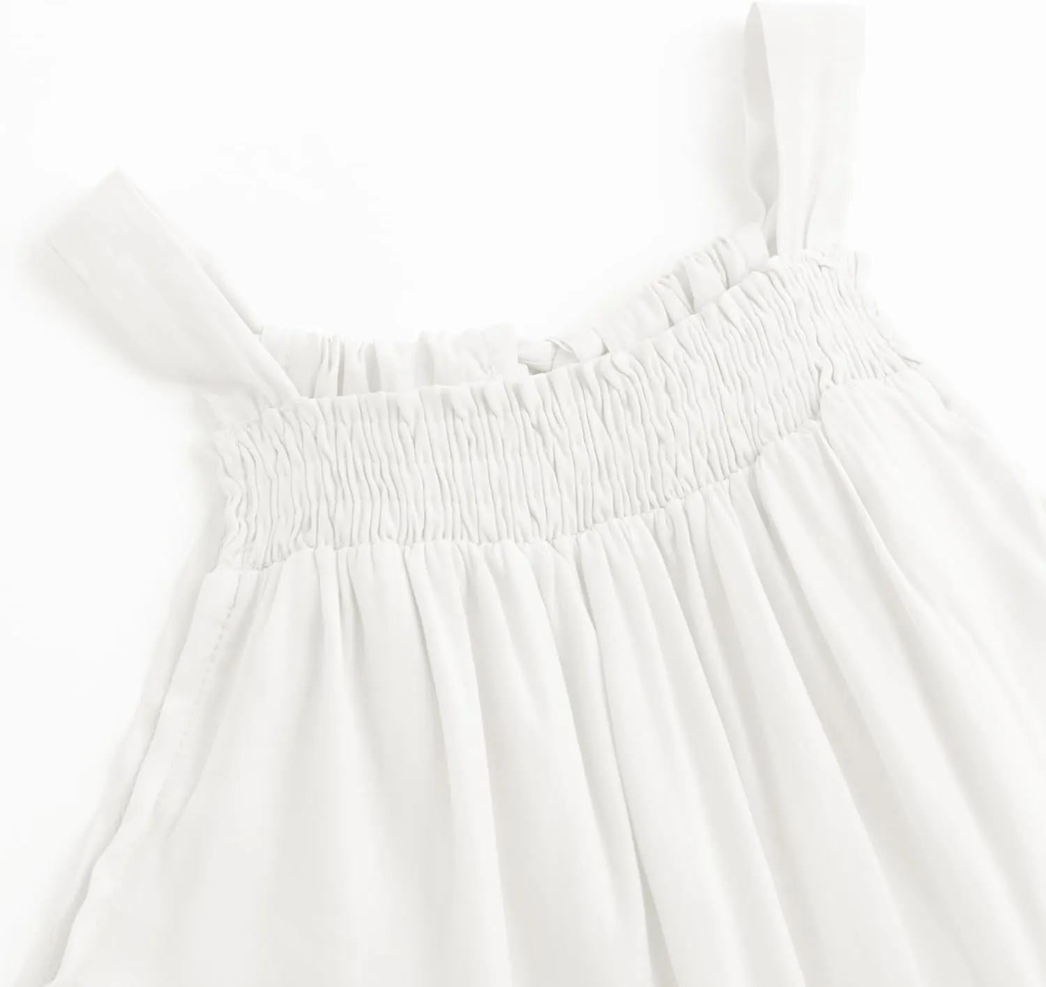 Simplee kids Girls Dresses Sleeveless Linen Dress Casual Solid Color Summer Dress
