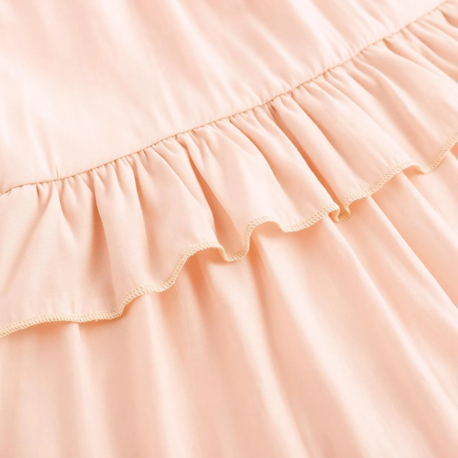 Simplee kids Girls Dresses Sleeveless Linen Dress Casual Solid Color Summer Dress