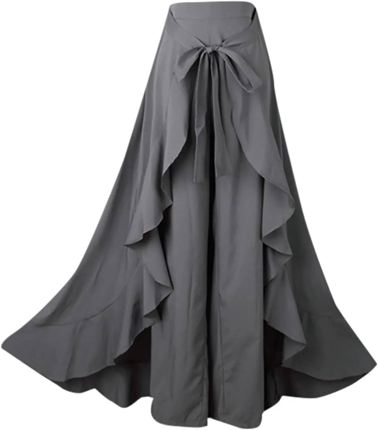 Skirts for Women's Plus Size Solid Flare Hem High Waist Midi Skirt Sexy Uniform Pleated Skirt