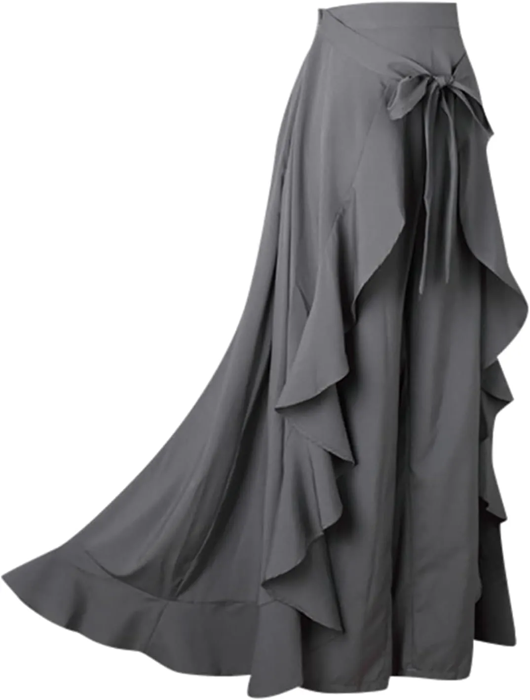 Skirts for Women's Plus Size Solid Flare Hem High Waist Midi Skirt Sexy Uniform Pleated Skirt