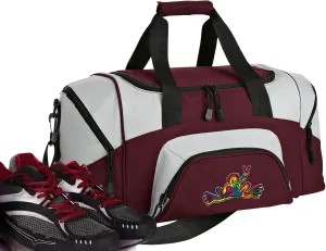 SMALL Peace Frog Gym Bag Deluxe Peace Frogs Travel Bag
